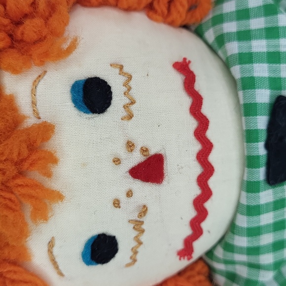 Raggedy Andy Doll handmade ragdoll 80s vintage good condition - Picture 4 of 14